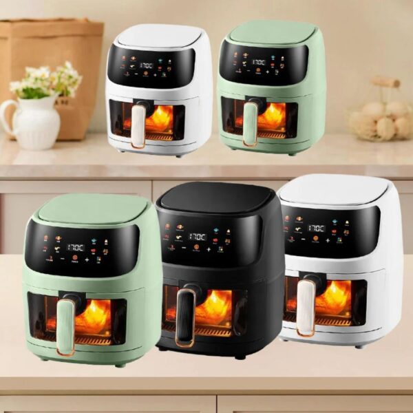 8-Liter Digital Air Fryer with Smart Viewing Window
