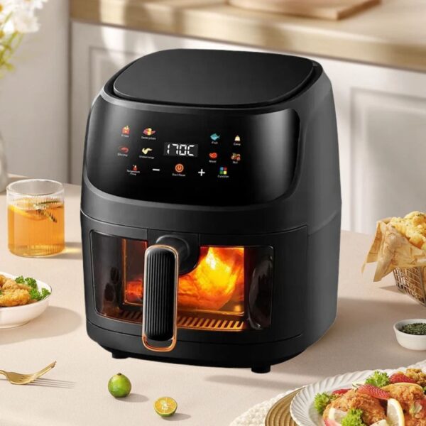 8-Liter Digital Air Fryer with Smart Viewing Window
