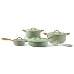 4-Piece Hard Anodized Ceramic Casserole Set