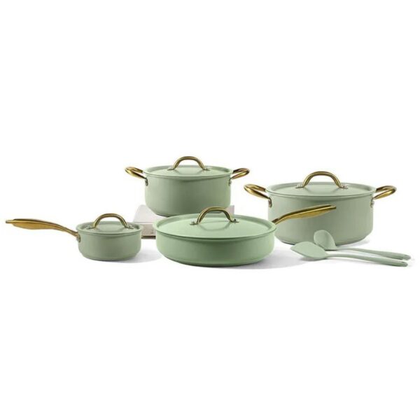 4-Piece Hard Anodized Ceramic Casserole Set