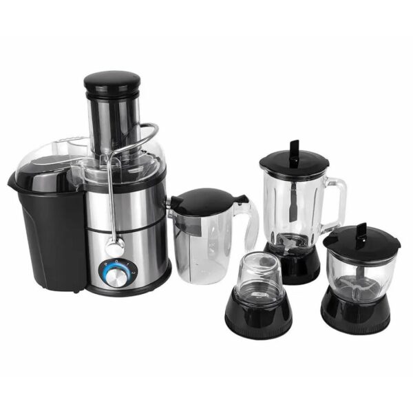 800W 4-in-1 Professional Centrifugal Juicer & Food Processor Set