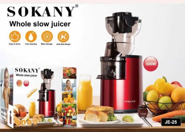 Sokany Slow Masticating Juicer