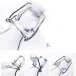 Clear Glass Flip-Top Bottles