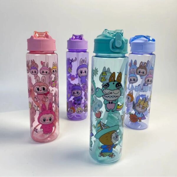 900ml Animated 3D DIY Character Water Bottle