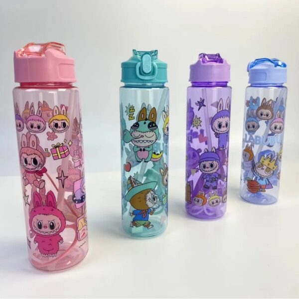 900ml Animated 3D DIY Character Water Bottle