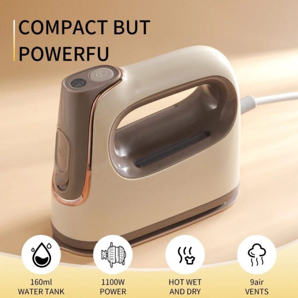 BOMN 1100W Professional Handheld Mini Garment Steamer & Iron