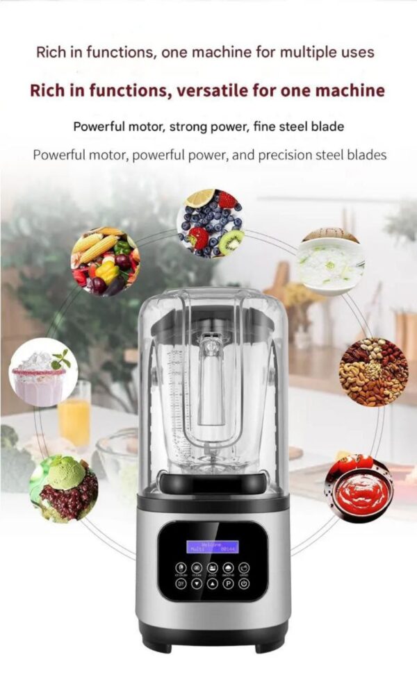 Hoffmans 2L Professional Soundproof Commercial Blender
