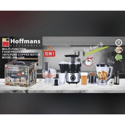 Hoffmans HM-1266 10-in-1 Multi-Function Food Processor