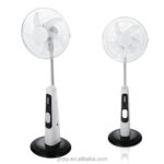 18-Inch Hybrid Rechargeable Solar Standing Fan