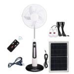 18-Inch Hybrid Rechargeable Solar Standing Fan