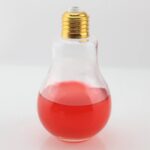 Light Bulb Beverage Cup with Straw