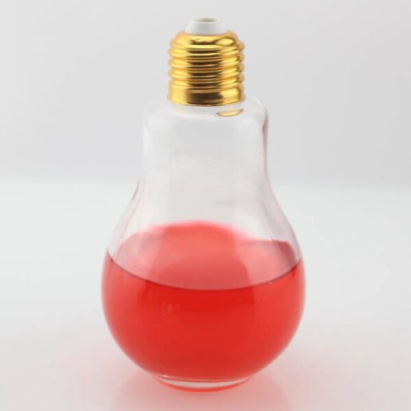 Light Bulb Beverage Cup with Straw