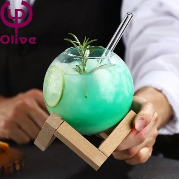 475ml Precision Glass Cocktail Orb with Artisan Stand