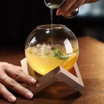 475ml Precision Glass Cocktail Orb with Artisan Stand