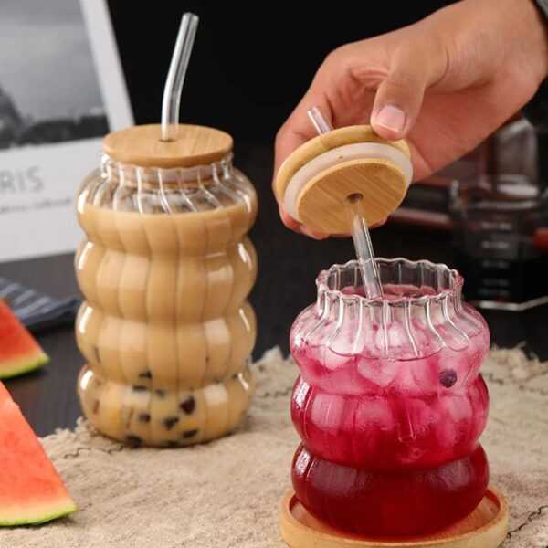 Wavy Glass Tumbler Set big