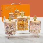 3-Piece Glass Canister Set