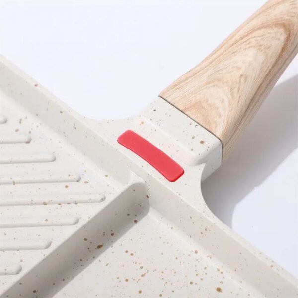 2-Section Non-Stick Divided Grill Pan