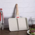 2-Section Non-Stick Divided Grill Pan
