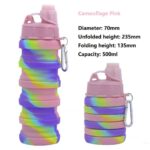 500ml Collapsible Silicone Bottle