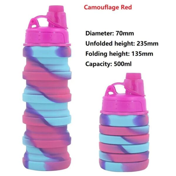 500ml Collapsible Silicone Bottle