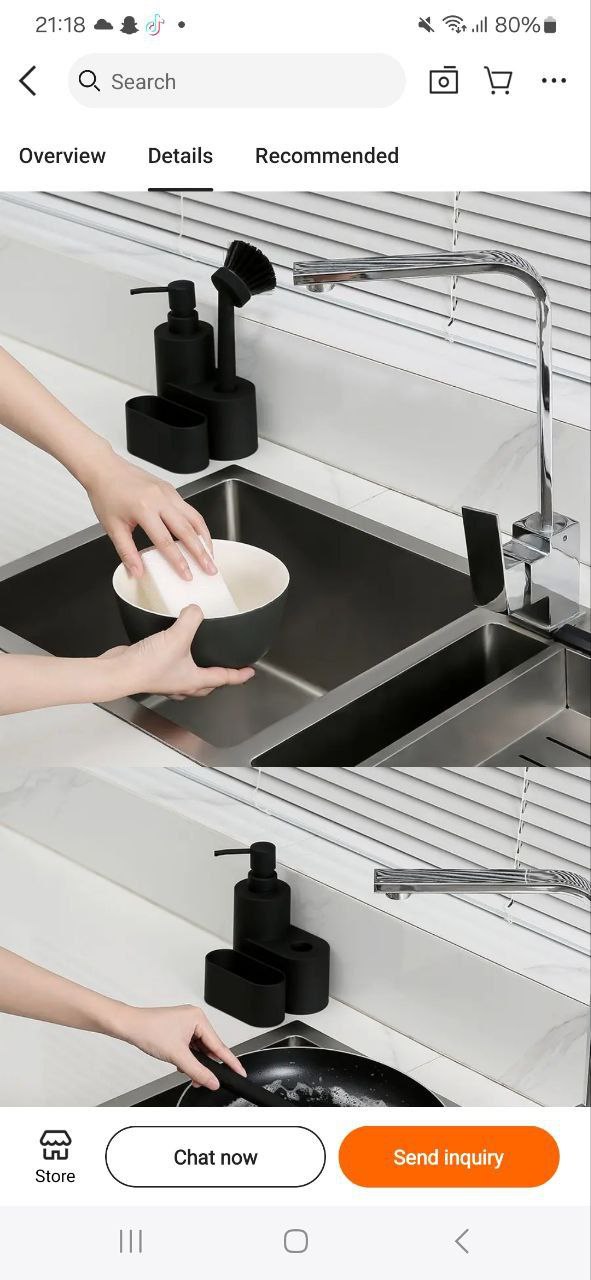 3-in-1 Sink Organizer & Soap Station