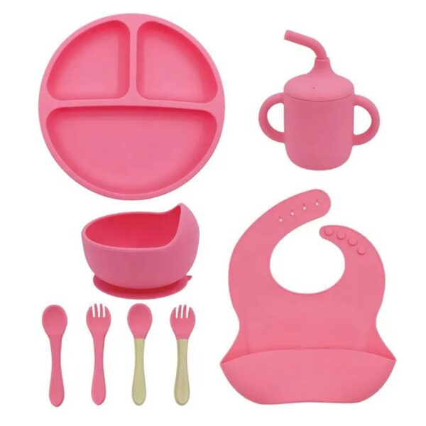 Baby Silicone Feeding Suction Bowl Set