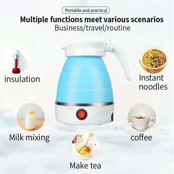 600ml Foldable Travel Electric Kettle