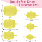 6-Pack Rectangular Silicone Seal Lids