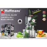 Hoffmans 2-in-1 Vertical Slow Juicer & Citrus Press