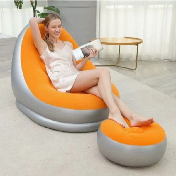 Elite Inflatable Lounge Chair & Footrest