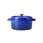 10cm Round Enameled Cast Iron Dutch Oven