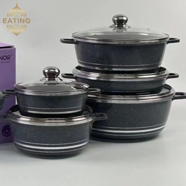 5-Piece Forged Aluminum Cookware Set