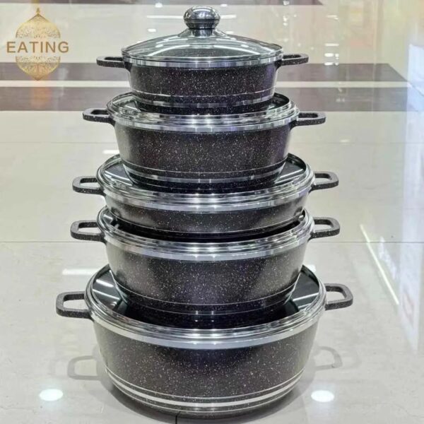 5-Piece Forged Aluminum Cookware Set