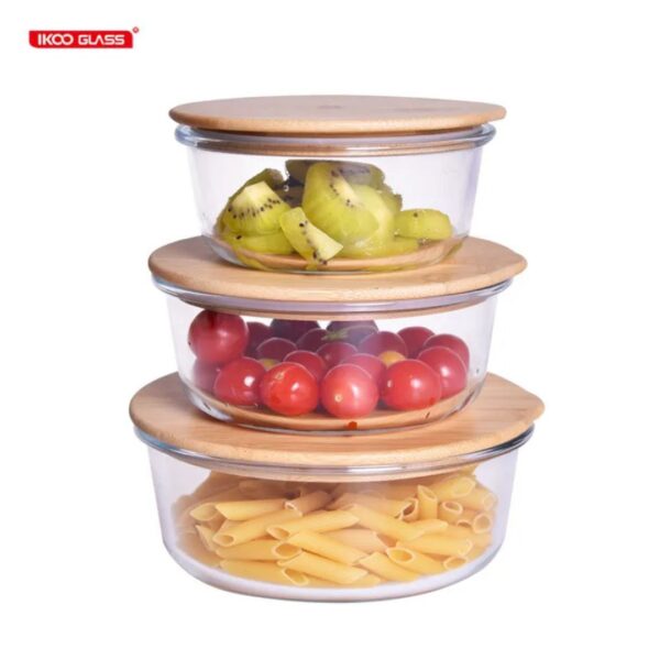3-Piece Borosilicate Storage