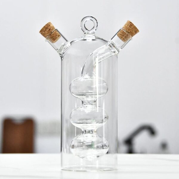 2-in-1 Hand-Blown Glass Dispenser