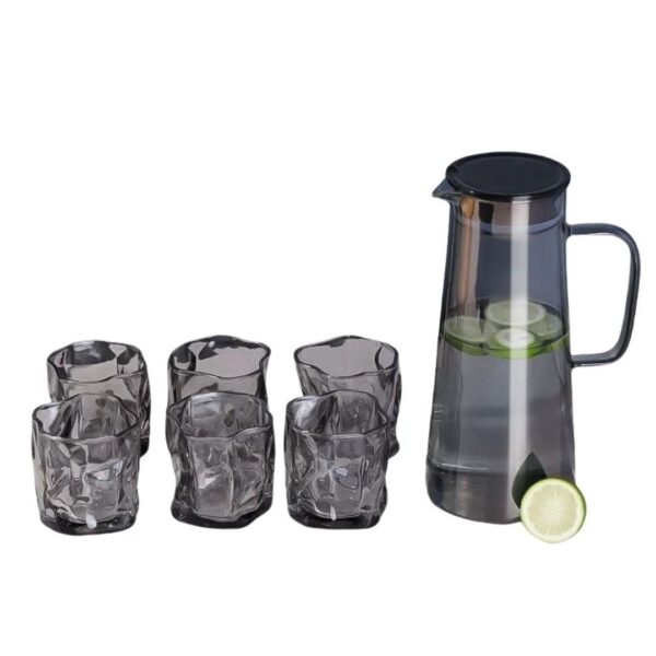1500ml Borosilicate Pitcher & Glass Set