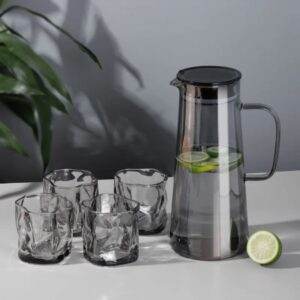 1500ml Borosilicate Pitcher & Glass Set