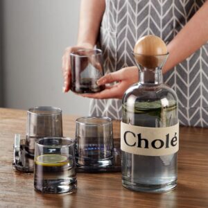 5-Piece Glass Carafe & Tumbler Set