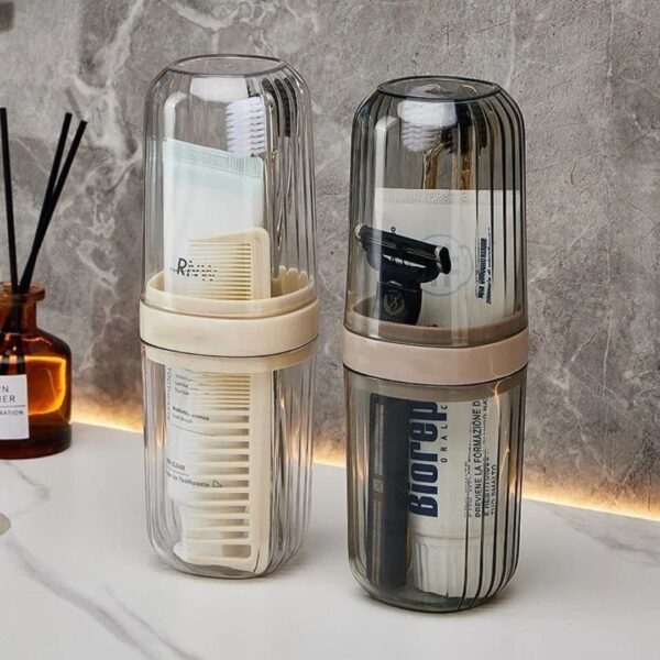 Portable Hygiene & Toothbrush Holder