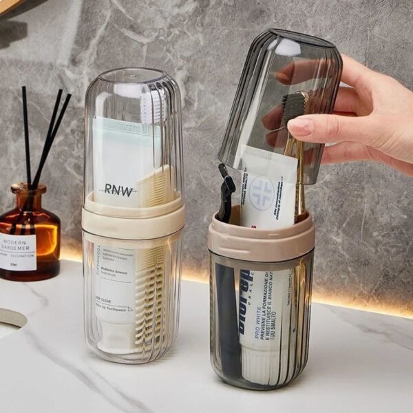 Portable Hygiene & Toothbrush Holder