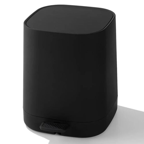 6-Piece Bamboo & Matte Bathroom Set