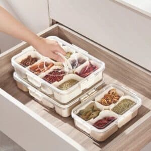 12-Compartment Fridge Organizer