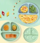 3-Section Silicone Suction Plate