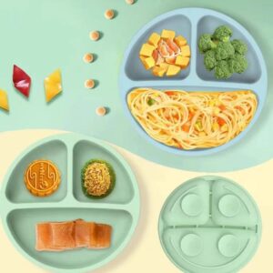 3-Section Silicone Suction Plate