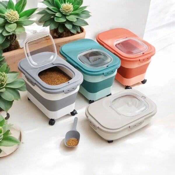 Collapsible Airtight Storage Dispenser