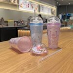 LED 500ml Double-Layer Straw Bottle