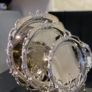 3-Piece Baroque Serving Tray Set