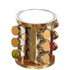 12-Piece LED Rotating Spice Gallery