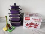 Dessini 19-Piece Professional Die-Cast Cookware Set