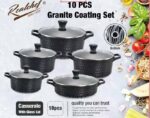 Realchef 10-Piece Premium Die-Cast Cookware Set